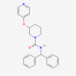 N-benzhydryl-3-(pyridin-4-yloxy)piperidine-1-carboxamide