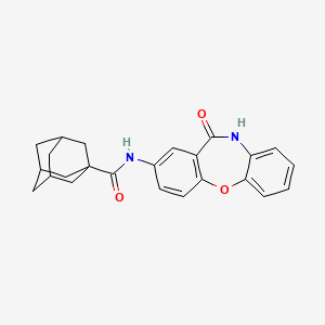 (3r,5r,7r)-N-(11-oxo-10,11-dihydrodibenzo[b,f][1,4]oxazepin-2-yl)adamantane-1-carboxamide