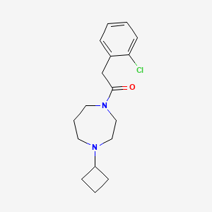 2-(2-Chlorophenyl)-1-(4-cyclobutyl-1,4-diazepan-1-yl)ethan-1-one