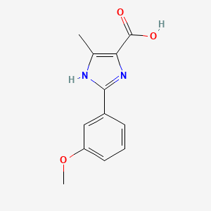 2-(3-methoxyphenyl)-5-methyl-1H-imidazole-4-carboxylic acid