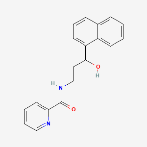 N-(3-hydroxy-3-(naphthalen-1-yl)propyl)picolinamide