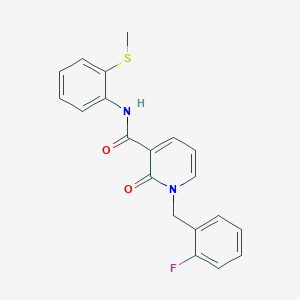 1-(2-fluorobenzyl)-N-(2-(methylthio)phenyl)-2-oxo-1,2-dihydropyridine-3-carboxamide
