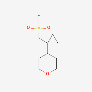 [1-(Oxan-4-yl)cyclopropyl]methanesulfonyl fluoride