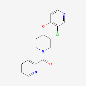 (4-((3-Chloropyridin-4-yl)oxy)piperidin-1-yl)(pyridin-2-yl)methanone