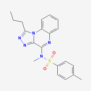 N,4-dimethyl-N-(1-propyl-[1,2,4]triazolo[4,3-a]quinoxalin-4-yl)benzenesulfonamide