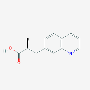 (2S)-2-Methyl-3-quinolin-7-ylpropanoic acid