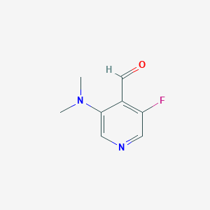 3-(Dimethylamino)-5-fluoropyridine-4-carbaldehyde