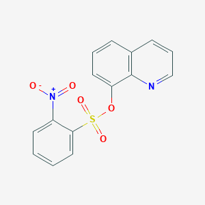 Quinolin-8-yl 2-nitrobenzenesulfonate