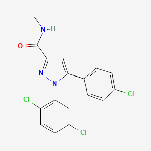 5-(4-chlorophenyl)-1-(2,5-dichlorophenyl)-N-methyl-1H-pyrazole-3-carboxamide