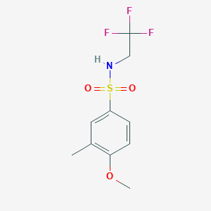 4-Methoxy-3-methyl-N-(2,2,2-trifluoroethyl)benzenesulfonamide