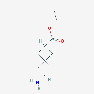 molecular formula C10H17NO2 B2655396 Ethyl 2-aminospiro[3.3]heptane-6-carboxylate CAS No. 2568080-46-4