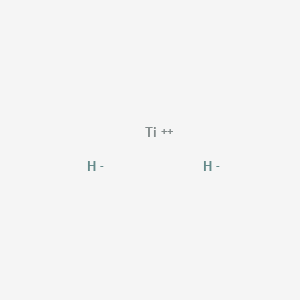 molecular formula H2 Ti B026554 Titanium dihydride CAS No. 7704-98-5
