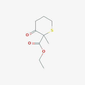 Ethyl 2-methyl-3-oxothiane-2-carboxylate