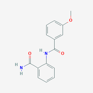 N-(2-carbamoylphenyl)-3-methoxybenzamide