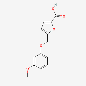 5-[(3-Methoxyphenoxy)methyl]-2-furoic acid