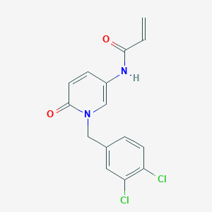 N-{1-[(3,4-dichlorophenyl)methyl]-6-oxo-1,6-dihydropyridin-3-yl}prop-2-enamide