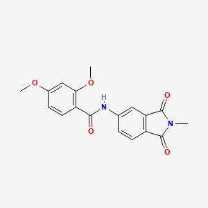 2,4-dimethoxy-N-(2-methyl-1,3-dioxoisoindolin-5-yl)benzamide