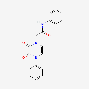 2-(2,3-dioxo-4-phenyl-3,4-dihydropyrazin-1(2H)-yl)-N-phenylacetamide
