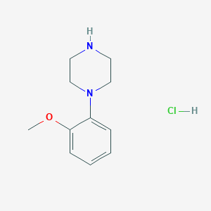 molecular formula C11H17ClN2O B026555 1-(2-Methoxyphenyl)piperazine hydrochloride CAS No. 5464-78-8