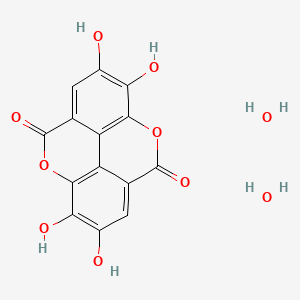 molecular formula C14H10O10 B2655513 Ellagic acid dihydrate CAS No. 133039-73-3; 476-66-4