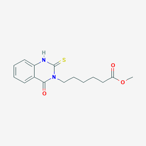 methyl 6-(2-mercapto-4-oxoquinazolin-3(4H)-yl)hexanoate