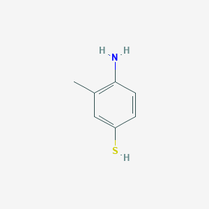 molecular formula C7H9NS B2655830 4-Amino-3-methylbenzene-1-thiol CAS No. 859763-12-5