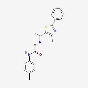 4-Methyl-2-phenyl-5-{[(4-toluidinocarbonyl)oxy]ethanimidoyl}-1,3-thiazole