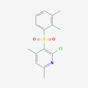 2-Chloro-3-[(2,3-dimethylphenyl)sulfonyl]-4,6-dimethylpyridine