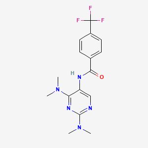 N-(2,4-bis(dimethylamino)pyrimidin-5-yl)-4-(trifluoromethyl)benzamide