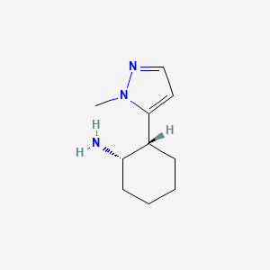(1S,2R)-2-(1-Methyl-1H-pyrazol-5-yl)cyclohexan-1-amine