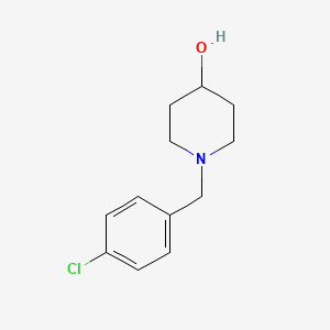 molecular formula C12H16ClNO B2656124 1-(4-Chloro-benzyl)-piperidin-4-ol CAS No. 21937-62-2