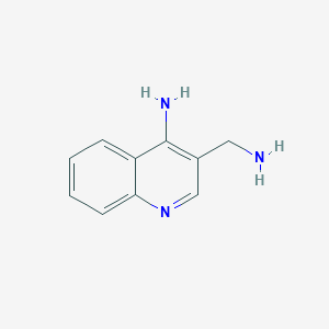 B2656125 3-(Aminomethyl)quinolin-4-amine CAS No. 1247363-12-7