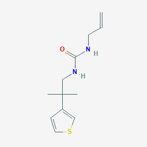 1-Allyl-3-(2-methyl-2-(thiophen-3-yl)propyl)urea