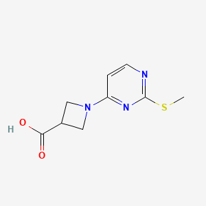 1-(2-(Methylthio)pyrimidin-4-yl)azetidine-3-carboxylic acid