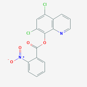 5,7-Dichloroquinolin-8-yl 2-nitrobenzoate