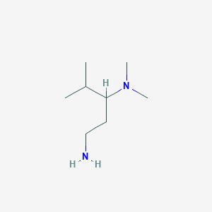 molecular formula C8H20N2 B2656218 N3,N3,4-trimethylpentane-1,3-diamine CAS No. 1367989-83-0