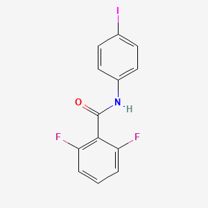 molecular formula C13H8F2INO B2656281 2,6-difluoro-N-(4-iodophenyl)benzamide CAS No. 418801-29-3
