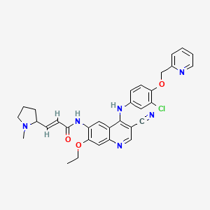molecular formula C32H31ClN6O3 B2656292 (Rac)-Pyrotinib 
