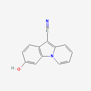 molecular formula C13H8N2O B2656297 3-Hydroxypyrido[1,2-a]indole-10-carbonitrile CAS No. 339106-98-8