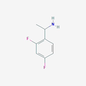 molecular formula C8H9F2N B026563 1-(2,4-Difluorophenyl)ethanamine CAS No. 603951-43-5