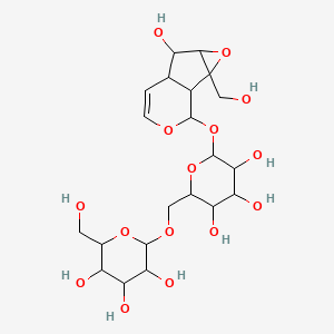 molecular formula C21H32O15 B2656321 Rehmannioside A 