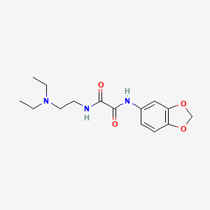 molecular formula C15H21N3O4 B2656367 N1-(benzo[d][1,3]dioxol-5-yl)-N2-(2-(diethylamino)ethyl)oxalamide CAS No. 899956-28-6