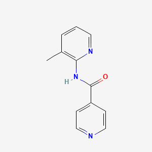 molecular formula C12H11N3O B2656390 N-(3-methylpyridin-2-yl)pyridine-4-carboxamide CAS No. 23612-41-1