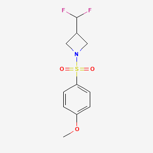 3-(Difluoromethyl)-1-((4-methoxyphenyl)sulfonyl)azetidine
