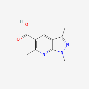 1,3,6-trimethyl-1H-pyrazolo[3,4-b]pyridine-5-carboxylic acid