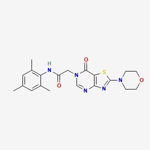 N-mesityl-2-(2-morpholino-7-oxothiazolo[4,5-d]pyrimidin-6(7H)-yl)acetamide