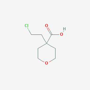 4-(2-Chloroethyl)oxane-4-carboxylic acid
