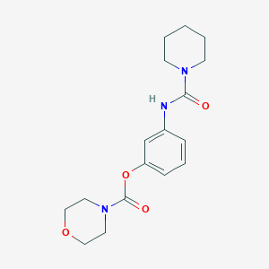 3-(Piperidine-1-carboxamido)phenyl morpholine-4-carboxylate