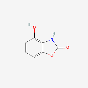 molecular formula C7H5NO3 B2656455 2(3H)-Benzoxazolone, 4-hydroxy- CAS No. 28955-70-6