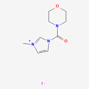 3-methyl-1-(morpholine-4-carbonyl)-1H-imidazol-3-ium iodide